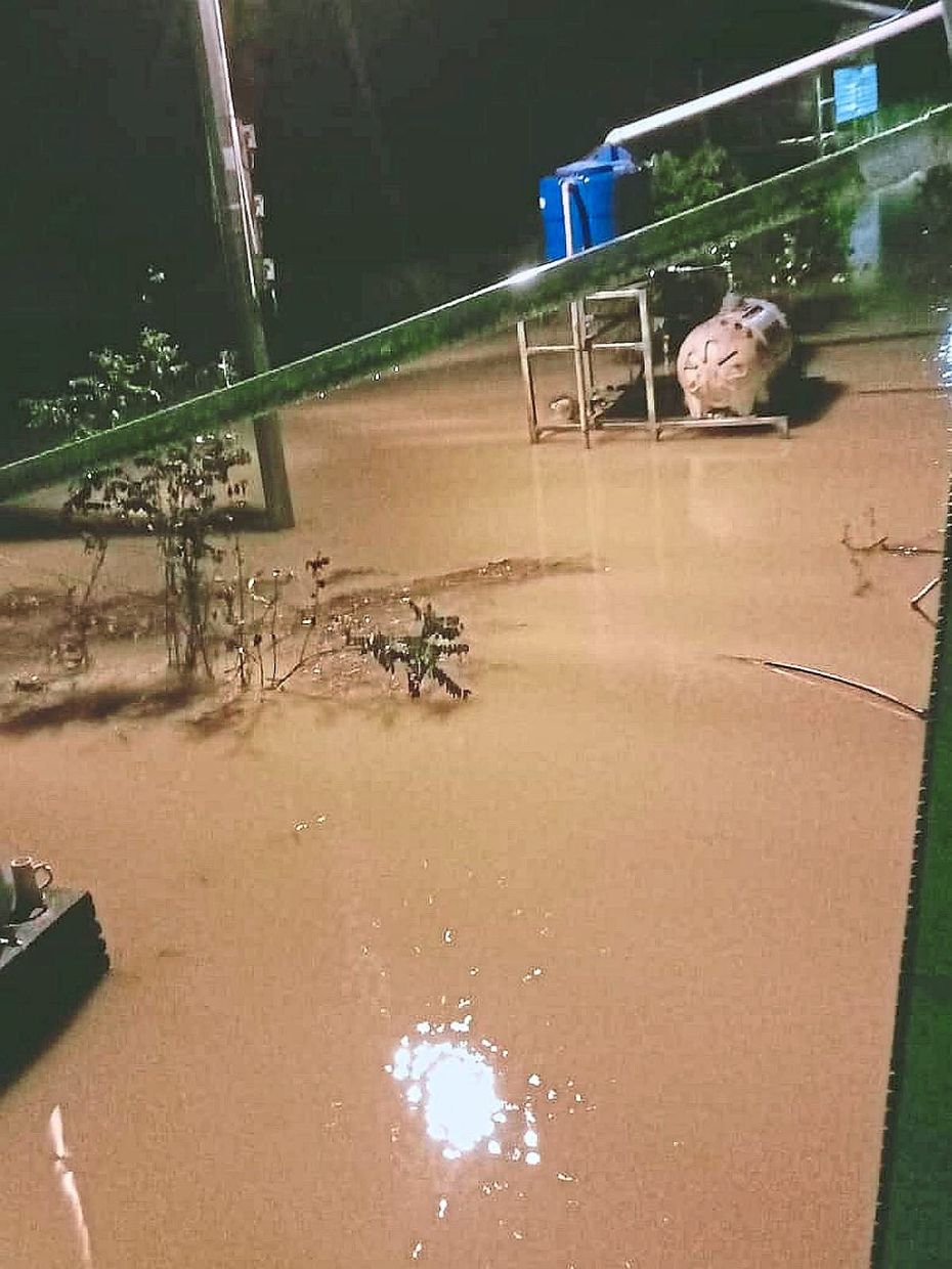 When the village is flooded, water can rise up to 0.6m-0.9m and takes a day or two to subside.