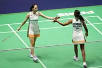 Pearly-Thinaah on guard against Japan's newly formed duo