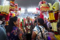 Anwar checks up on Deepavali preparations during Brickfields walkabout