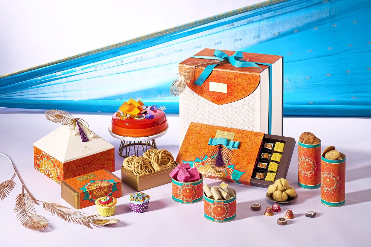 An array of Deepavali goodies at Shangri-la Kuala Lumpur.