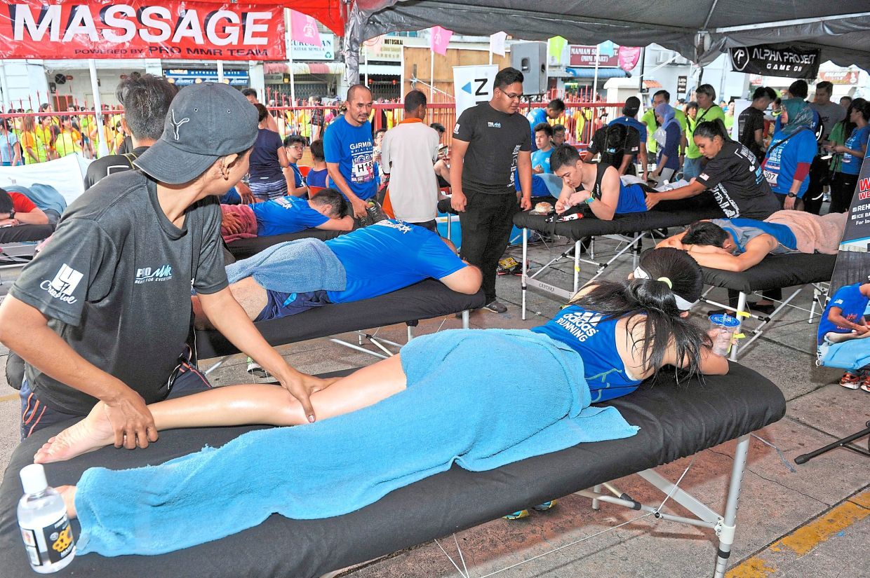 It’s best to get a light rubdown within two hours after a strenuous workout or activity.