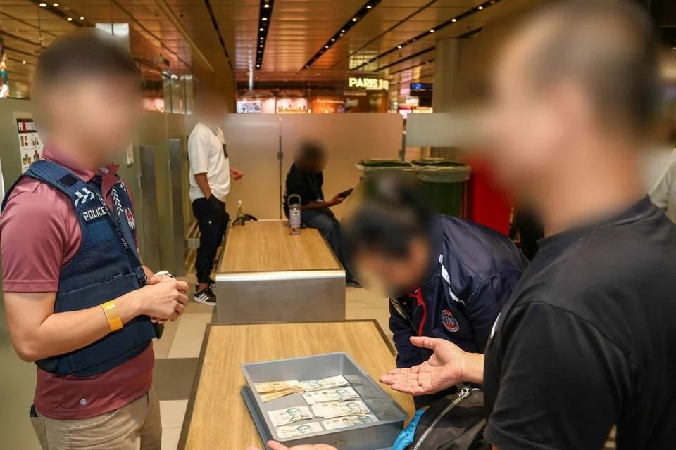 Of the 11 people caught, four were given warnings, while six were issued composition fines amounting to $24,000. Investigations into the last individual are ongoing. - Photo: Immigration and Checkpoints Authority