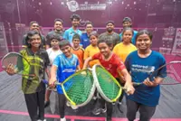 Young leaders Miethesh, Viknsh lighting the way for underprivileged kids through squash