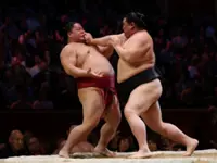 Sumo-Wrestlers bid farewell to London after Hoshoryu claims trophy