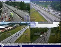 Slow traffic reported on major highways