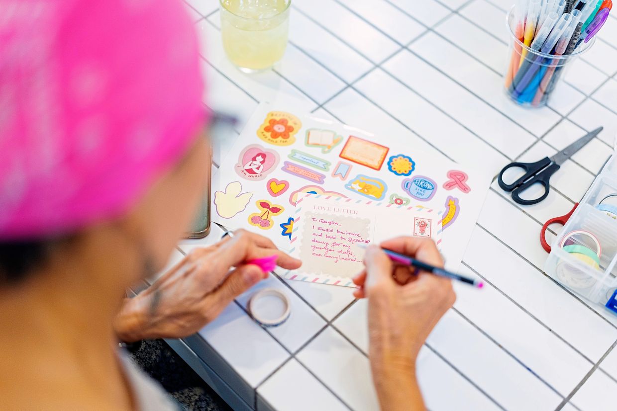 The journalling workshop helps participants understand and connect with the journey of resilience shared in the book.