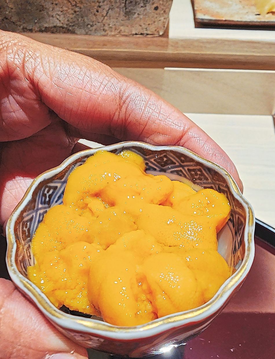 The sea urchin is a decadent temptress determined to put you under her spell. — ABIRAMI DURAI/The Star