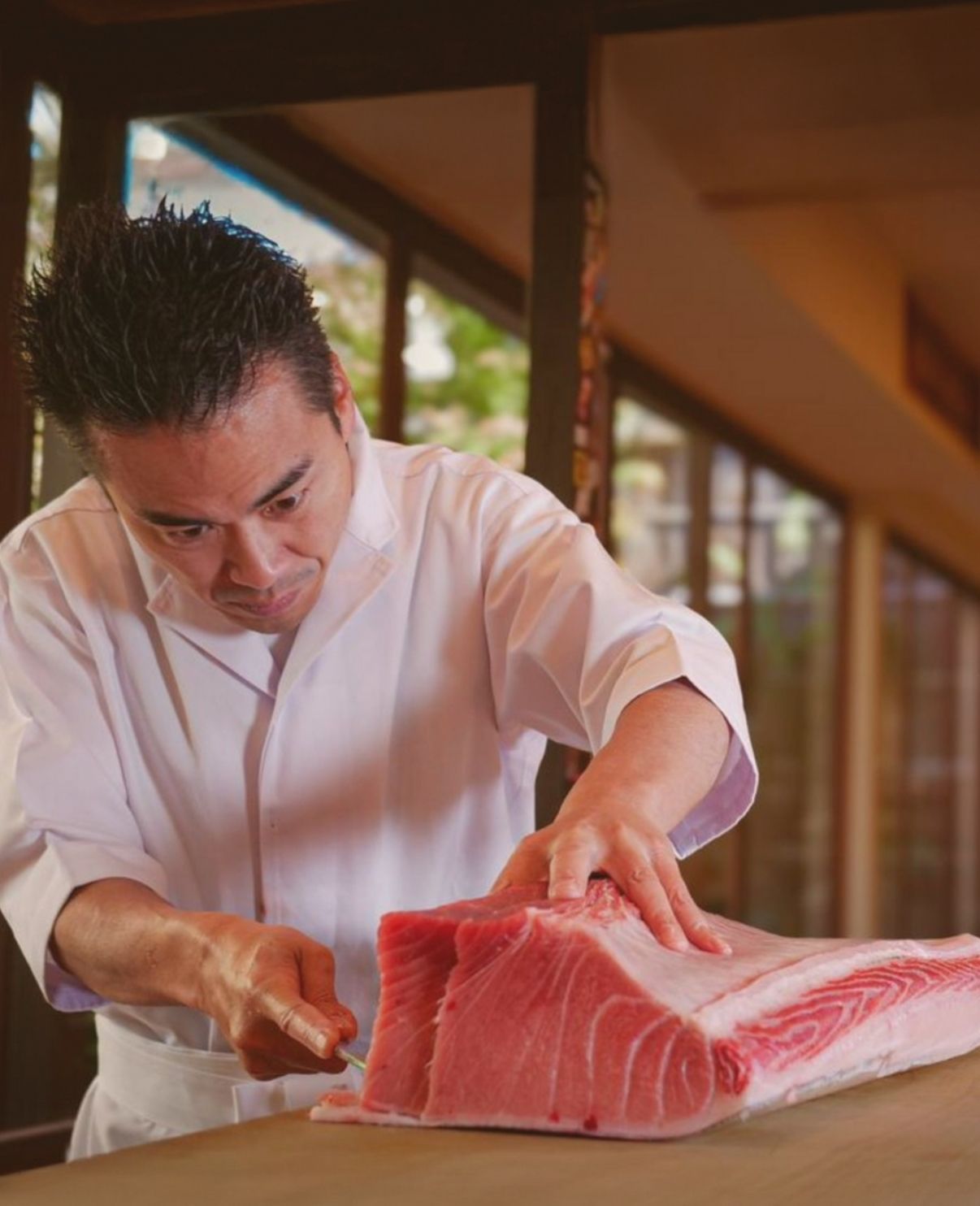 Taniguchi is a redoubtable, seasoned Japanese chef who started cooking for his mother as a child. — Photo: Kohaku Omakase