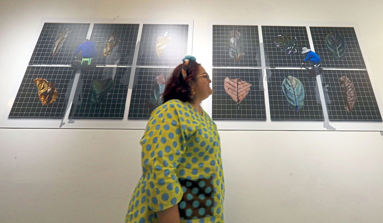 Bancon’s exhibition, now showing at the Centre for Photographic Arts, blurs the boundary between art and photography. Photo: The Star/Azlina Abdullah 