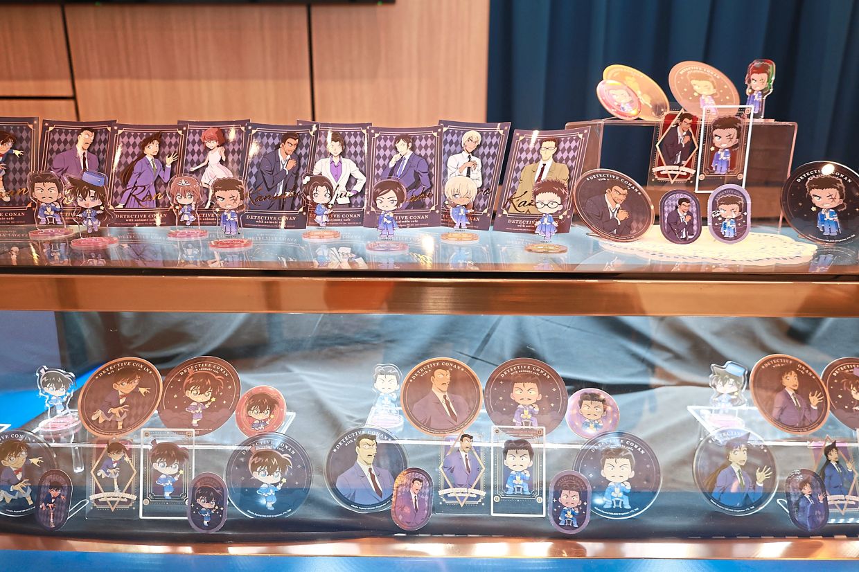 Themed treats and limited-edition Detective Conan collectibles are now available at the Animate Cafe.