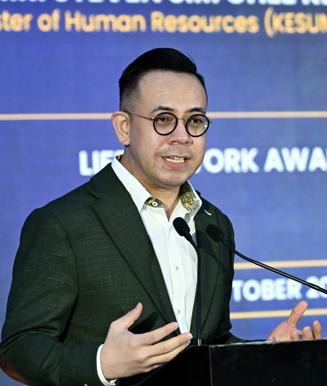 Sim highlighted that meaningful, human-centred workplaces are essential for attracting and retaining talent.— RAJA FAISAL HISHAN/The Star