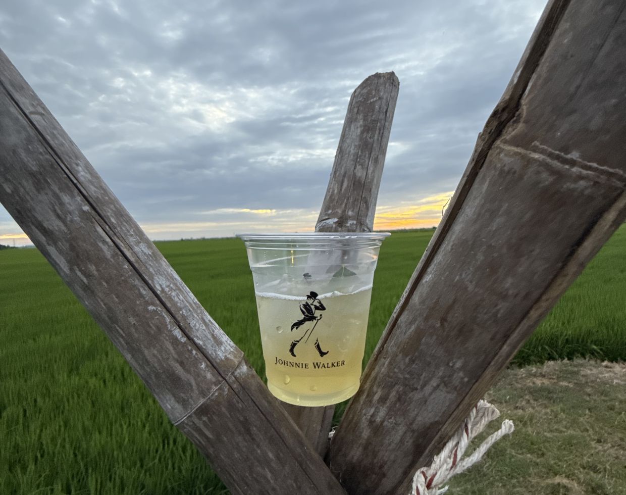 The Rustle paired roasted rice with whisky.