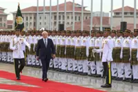 Brazilian President Lula accorded official welcome