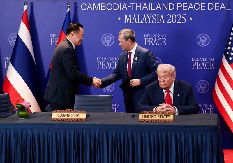 Thai, Cambodia leaders sign expanded ceasefire deal with Trump present