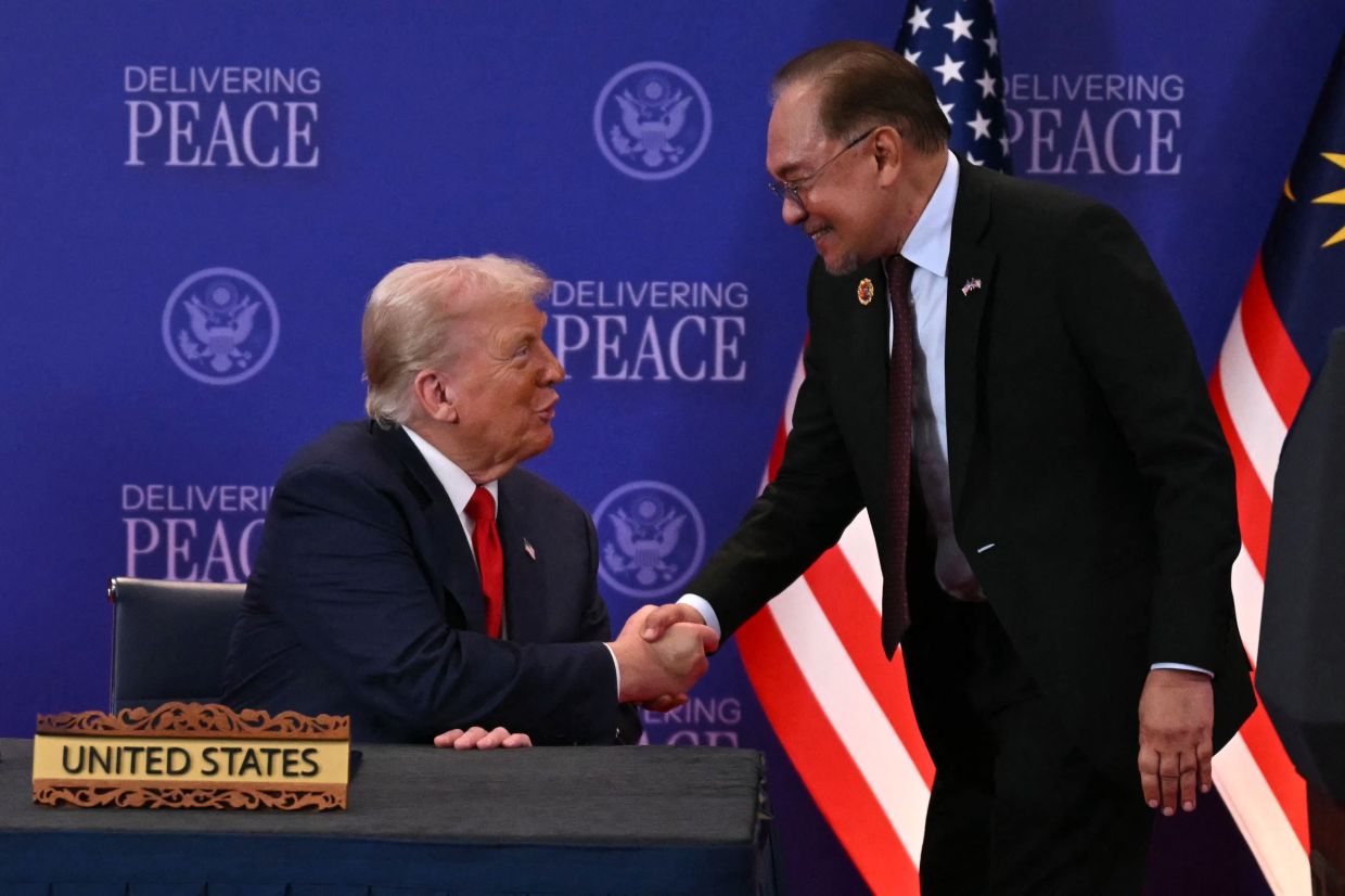 We admire your courage and tenacity, Anwar tells Trump