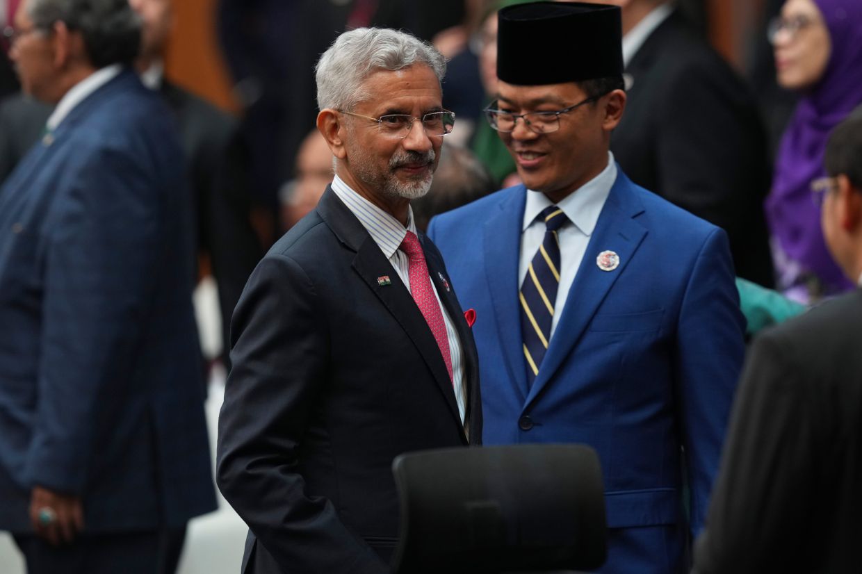Indian Foreign Minister Subrahmanyam Jaishankar arrives to attend the 47th Association of South-East Asian Nations (Asean) Summit in Kuala Lumpur, Malaysia, Sunday, Oct. 26, 2025. -- AP Photo/Rafiq Maqbool