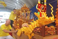 Eco-friendly joss stick boat this year