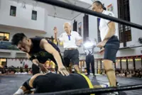 ‘Huncles’ rumble in Singapore at Tanjong Pagar CC’s first pro wrestling event