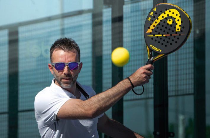 The American Academy of Ophthalmology last year recommended players don eyewear that meets the American Society for Testing and Materials F3164 guidelines, which are the standard for most racquet sports. 
