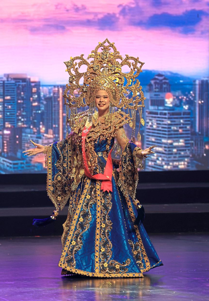 Deaves’ winning best national costume.