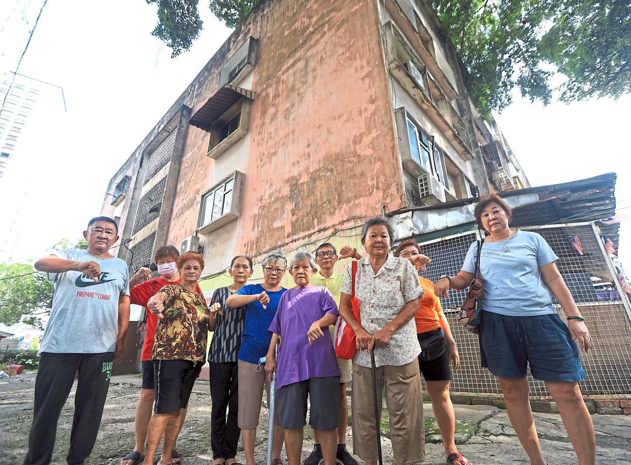 Residents are worried the sale of the land will worsen congestion and cause hygiene problems.