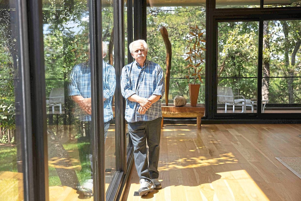 Jed Morse, the chief curator of the Nasher Sculpture Center, has called Tobolowsky (pic) 'a connoisseur of unwanted metal'.