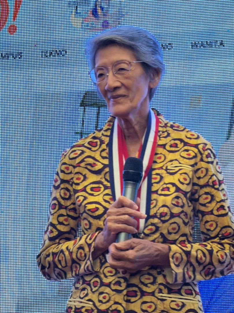 P. Savithri receives her pentathlon gold and 100m hurdles silver medals after 54 years.