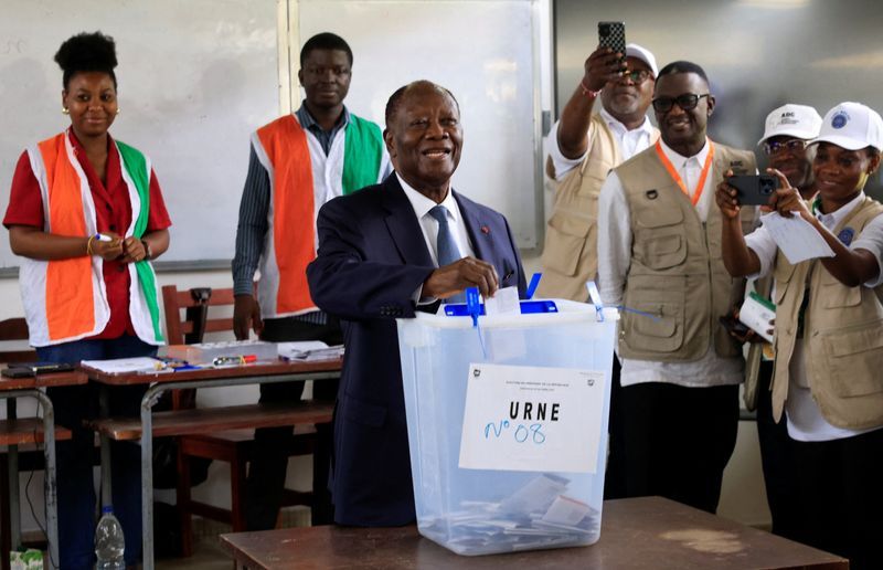Ivory Coast's Ouattara secures fourth term with landslide election win