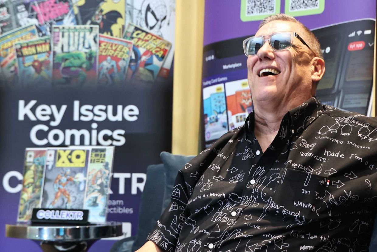 Layton was in Malaysia recently as the guest of honour for Collektr, a live-streaming community marketplace for fans to buy, sell, or trade collectibles. – AZMAN GHANI/The Star