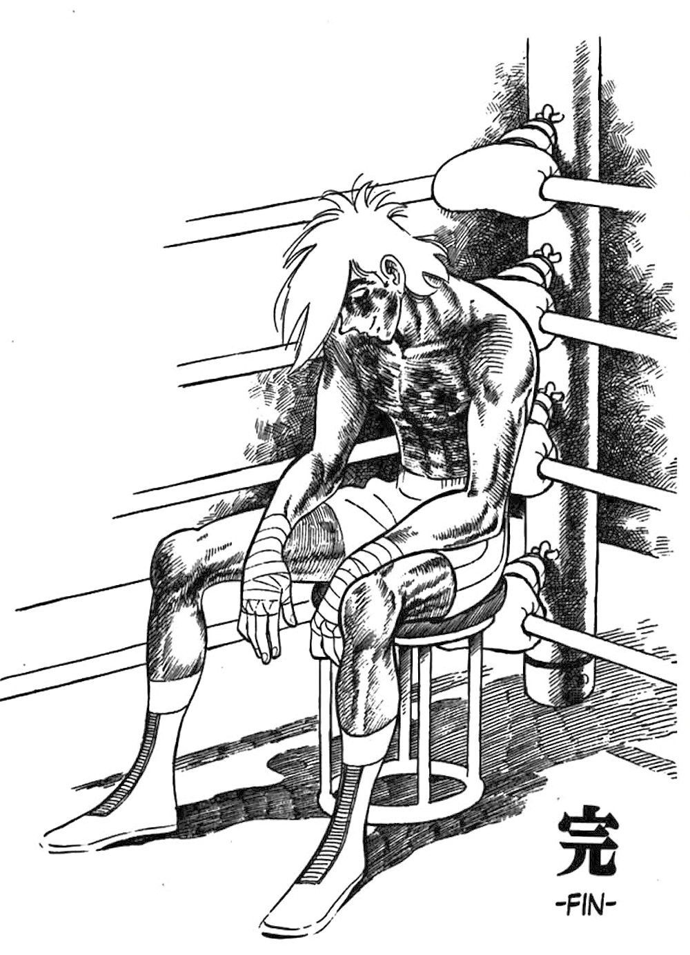 This image from Ashita no Joe is said to be the ‘most important page in manga history”.