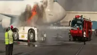 Fire erupts in Air India passenger bus at Delhi’s Indira Gandhi International Airport, no casualty reported