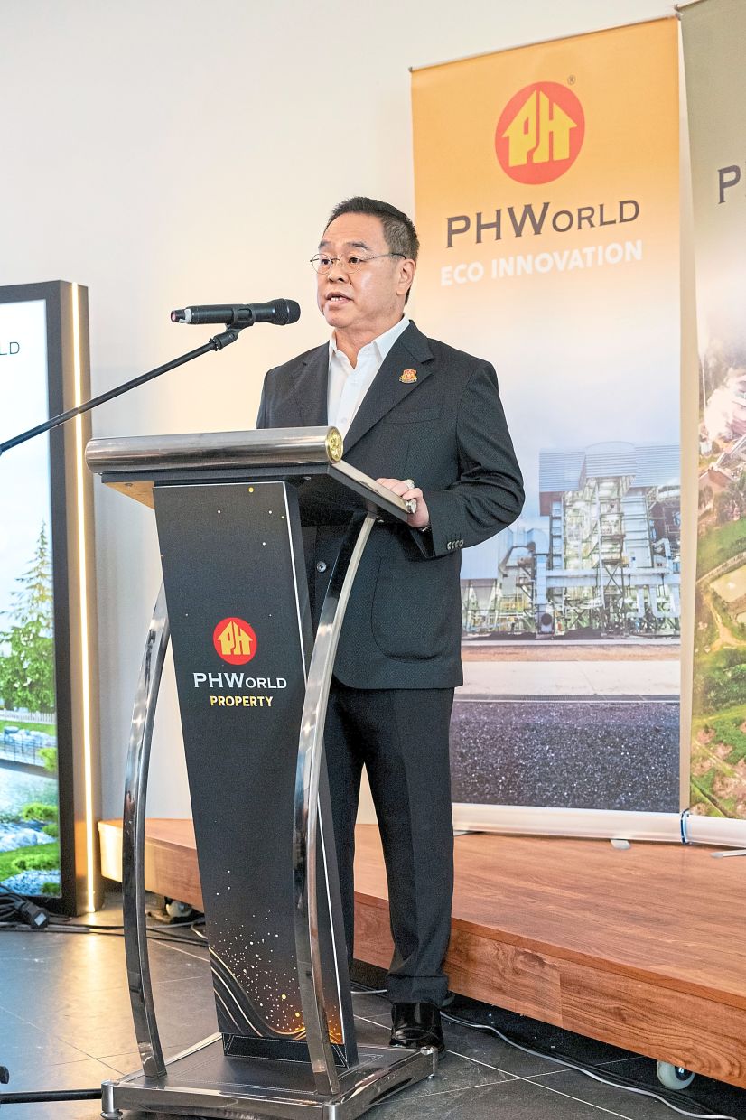 David is proud to see that the company has reached a major milestone by building the first Hakka Tulou in Johor.