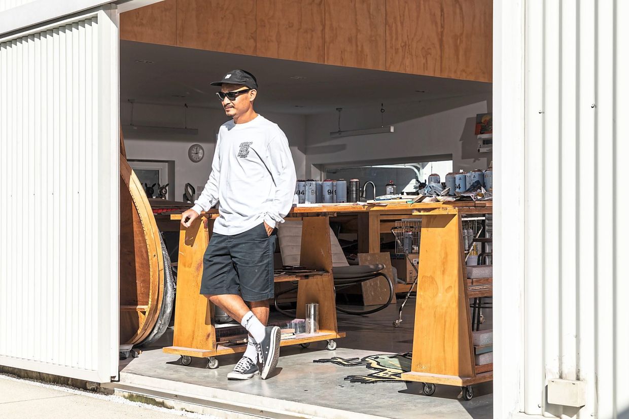 Thai street artist Alex Face, known for his three-eyed child 'Mardi,' will be among the speakers at the A4 Art Fair conference. Photo: Alex Face