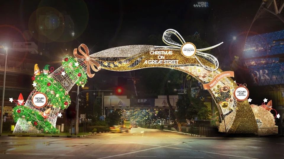 The 2025 Christmas light-up blends festive tradition with Singapore’s national identity. - Photo: ORCHARD ROAD BUSINESS ASSOCIATION