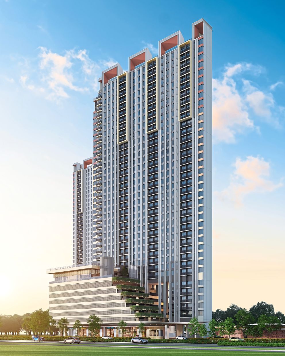 Stellaris @ Riana Dutamas is a freehold development comprising 1,143 serviced residences and exclusive retail lots.