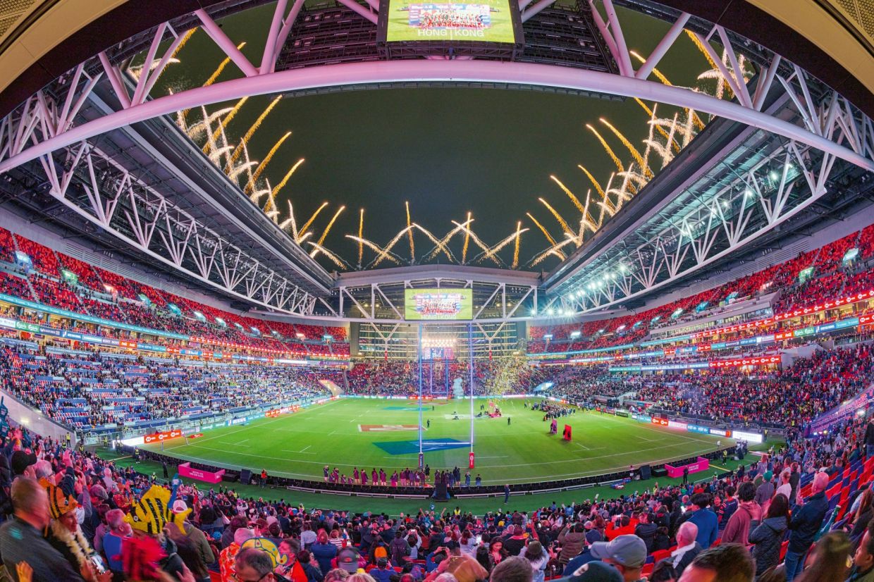 Get ready for exhilarating action at the 50,000-seat Kai Tak Stadium, where top rugby sevens players will battle for National Games honours.