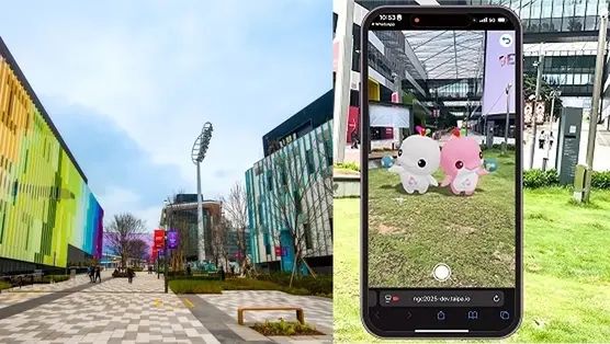 Interact with the National Games mascots in AR to snap a selfie or film a fun video together in real time. Then share it right away to create your own unique National Games memories. Credit: National Games Coordination Office (Hong Kong).