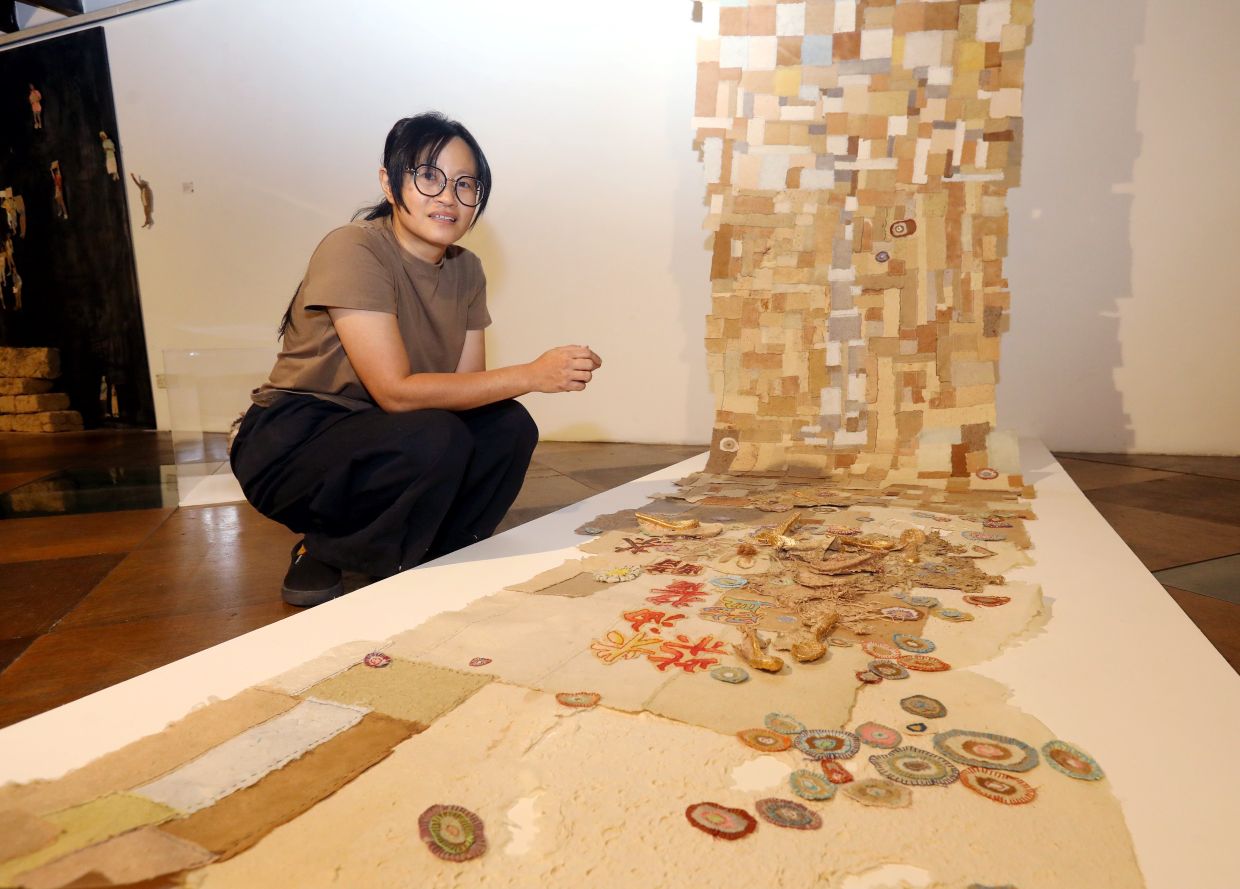 Cheng will be at Wei-Ling Gallery every Saturday from 2pm to 4pm to take visitors through the new exhibition. Photo: The Star/Azlina Abdullah