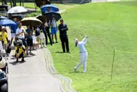 'Oh dear, it's really hot out there, ' but kudos to the players, they are so cool about it at the Maybank Championship