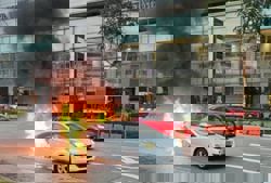 Alert biker helps avert tragedy after car catches fire on KL road