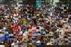 Stampede at South India temple claims at least 10 lives