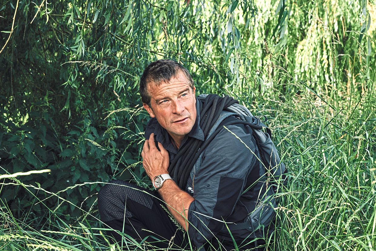 Bear Grylls with the Survival Land 3710 Series.