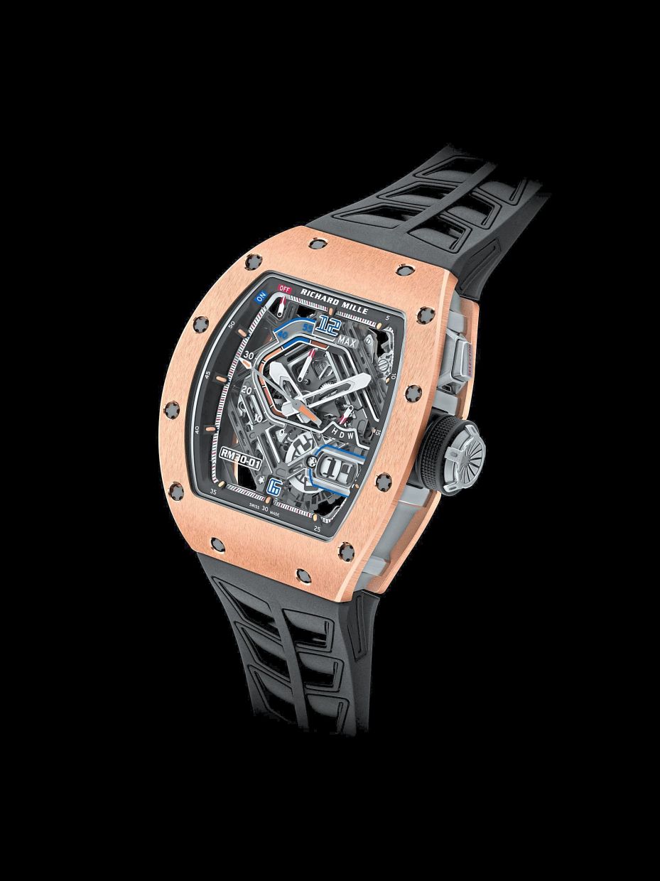 Richard Mille RM 30-01 in red gold.