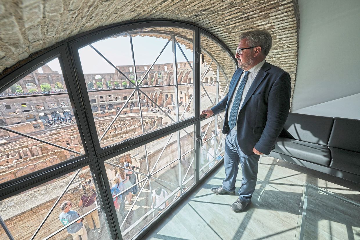 As the new director of the Colosseum, Quilici is thinking of ways to promote other ancient ruins in the park, and beyond.