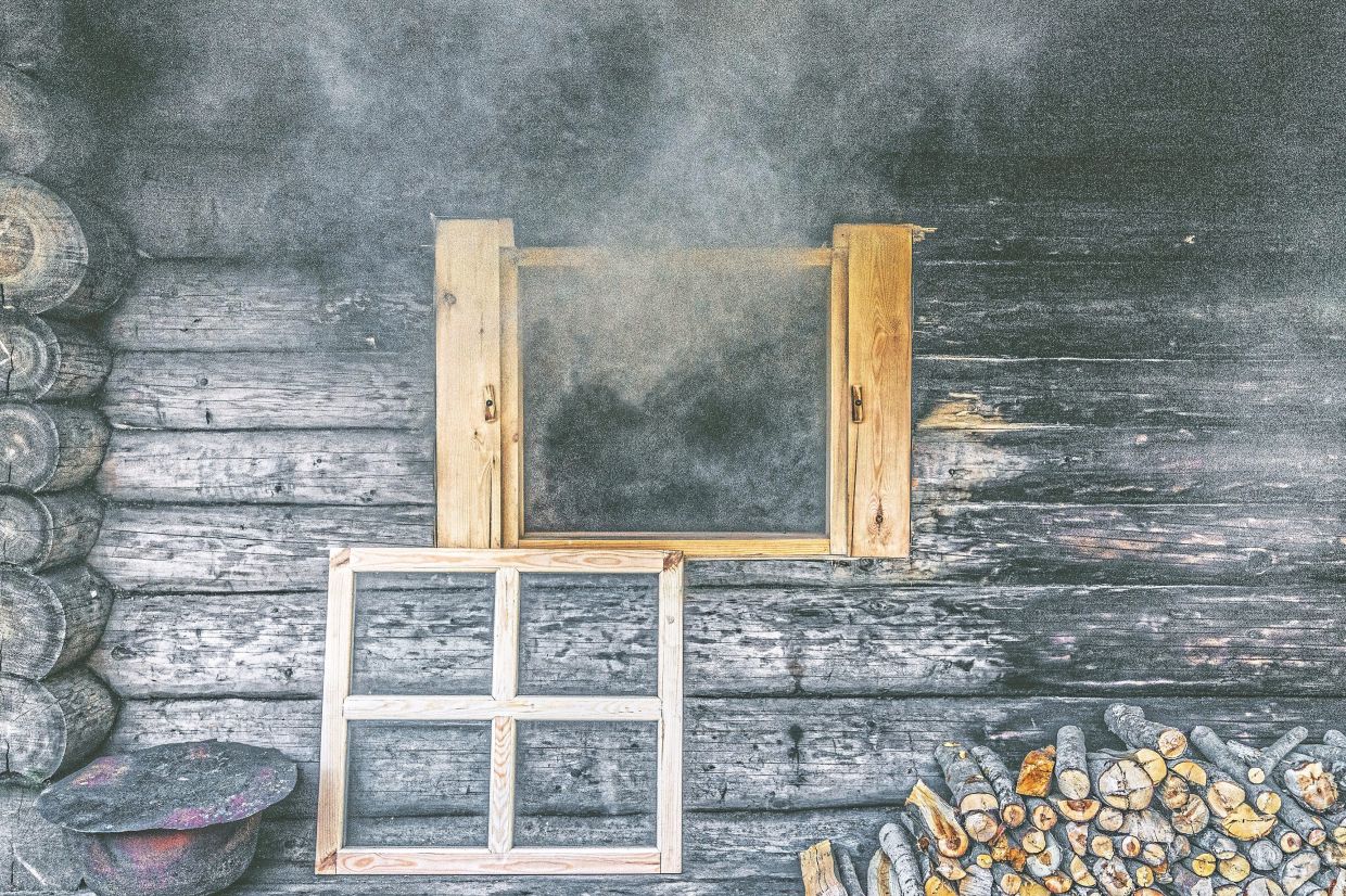 The sauna is heated with smoke, which is released before guests enter, in Estonia. — TONU RUNNEL/Brand Estonia/dpa