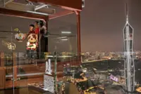 Sky-high lantern parade at KL Tower