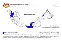 Thunderstorms, heavy rain set to hit six states until 4pm