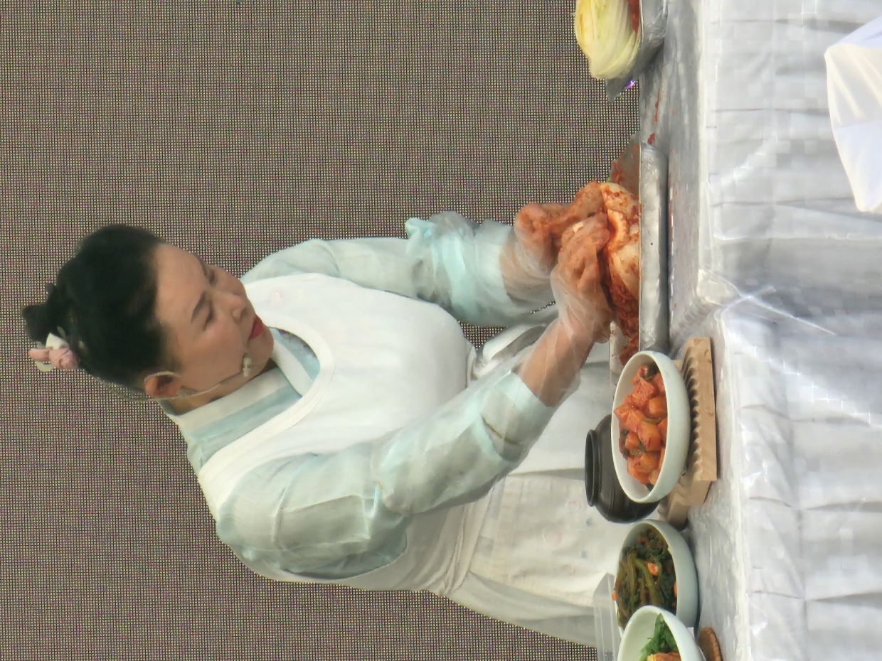 Yoo has run a kimchi business for over 40 years and is an expert in pogi (whole cabbage head) kimchi. — ABIRAMI DURAI/The Star