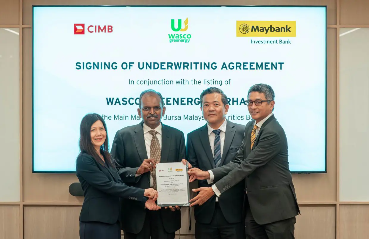 Wasco Greenergy inks underwriting deal with CIMB IB and Maybank IB ahead of  Main Market IPO | The Star