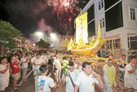 Paying homage to deities in Penang festival